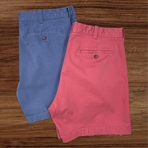 J. Crew Men’s 7” Chino Shorts. Size 36. Lot of 2